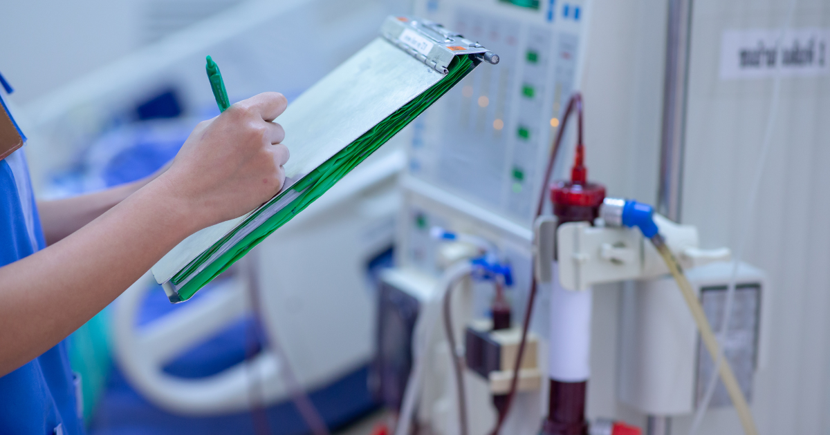 Pontos de Amostragem para Água de Hemodiálise